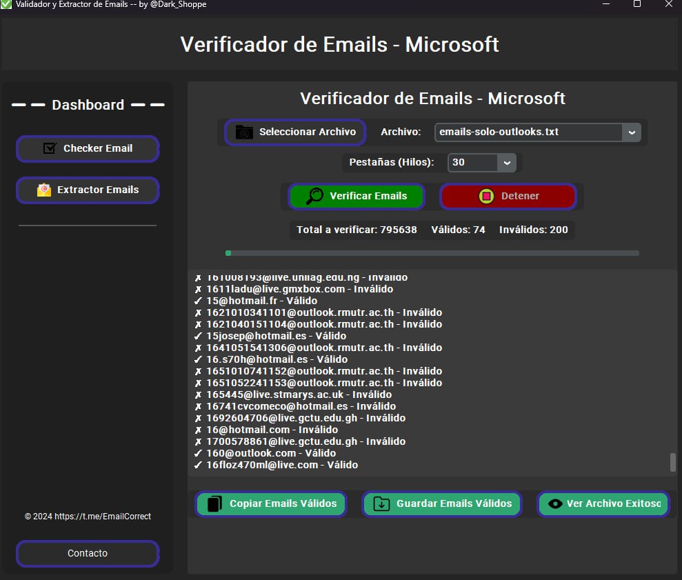 ⭐️Email-Correct⭐️ Validador de Emails Correctos